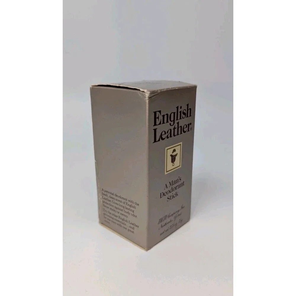 Vintage English Leather Deodorant Stick 2.75 oz NOS w/ Box Mennen Classic Men’s